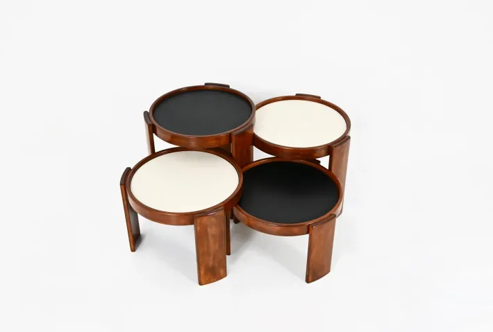 Pamono Model 780 Nesting Tables by Gianfranco Frattini for Cassina, 1960s, Set of 4 Online