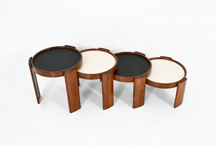 Pamono Model 780 Nesting Tables by Gianfranco Frattini for Cassina, 1960s, Set of 4 Online