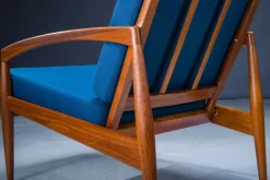 Pamono Model 121 Paper Knife Easy Chairs and Sofa by Kai Kristiansen for Magnus Olesen, 1960s, Set of 3 Sale