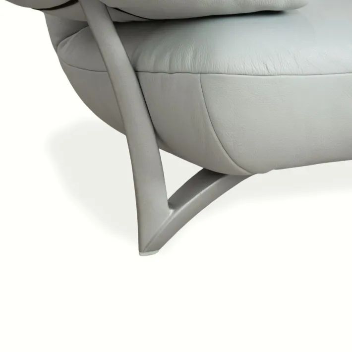 Pamono Model 1900 2-Seater and 3-Seater Sofa in Leather from Rolf Benz, Set of 2 New