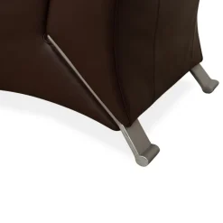 Pamono Model 322 3-Seater Sofa, Armchair and Ottoman in Brown Leather from Rolf Benz, Set of 3 Sale