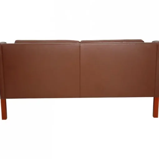 Pamono Model 2212 2-Seater Sofa in Brown Leather by Børge Mogensen, 1990s Sale