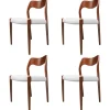 Pamono Model 71 Teak Dining Chairs by Niels Otto Møller for J.L Møllers, 1951, Set of 4 Discount