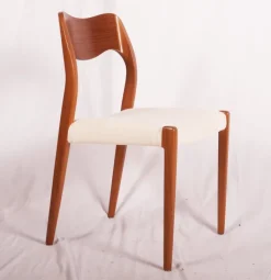 Pamono Model 71 Teak Dining Chairs by Niels Otto Møller for J.L Møllers, 1951, Set of 4 Discount