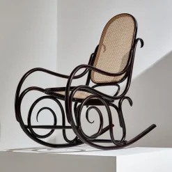 Pamono Model 825 Thonet Rocking Chair by Michael Thonet for Thonet, 1970s Best