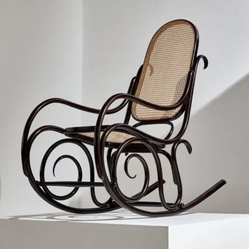 Pamono Model 825 Thonet Rocking Chair by Michael Thonet for Thonet, 1970s Best