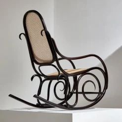 Pamono Model 825 Thonet Rocking Chair by Michael Thonet for Thonet, 1970s Best