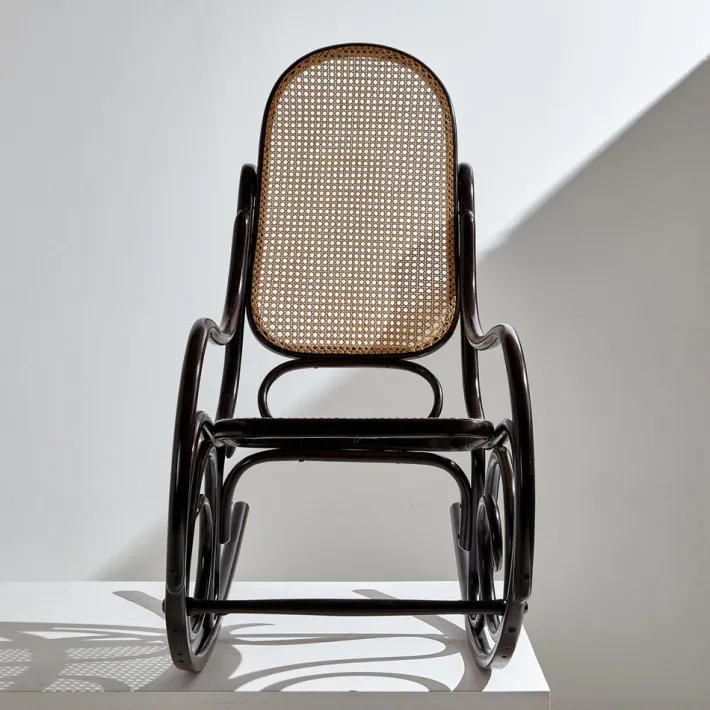 Pamono Model 825 Thonet Rocking Chair by Michael Thonet for Thonet, 1970s Best