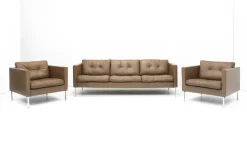 Pamono Model 446 Three-Seater Sofa and Club Chairs by Pierre Paulin for Artifort, 1960s, Set of 3 Clearance