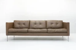 Pamono Model 446 Three-Seater Sofa and Club Chairs by Pierre Paulin for Artifort, 1960s, Set of 3 Clearance