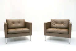 Pamono Model 446 Three-Seater Sofa and Club Chairs by Pierre Paulin for Artifort, 1960s, Set of 3 Clearance
