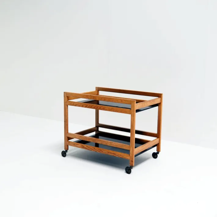 Pamono Model 5370 Trolley by Borge Mogensen for Frederica Mobelfabrik, 1960s Discount