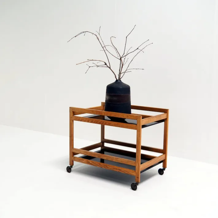 Pamono Model 5370 Trolley by Borge Mogensen for Frederica Mobelfabrik, 1960s Discount