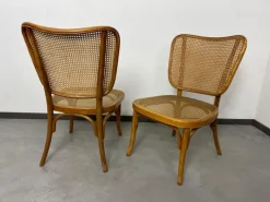 Pamono Model A821 Chairs attributed to Adolf Gustav Schneck for Thonet Mundus, 1930s, Set of 4 Outlet