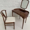 Pamono Model Brigitta Dressing Table & Chair by Carl Malmsten & Yngve Ekström for Bodafors, 1962, Set of 2 New