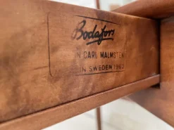 Pamono Model Brigitta Dressing Table & Chair by Carl Malmsten & Yngve Ekström for Bodafors, 1962, Set of 2 New