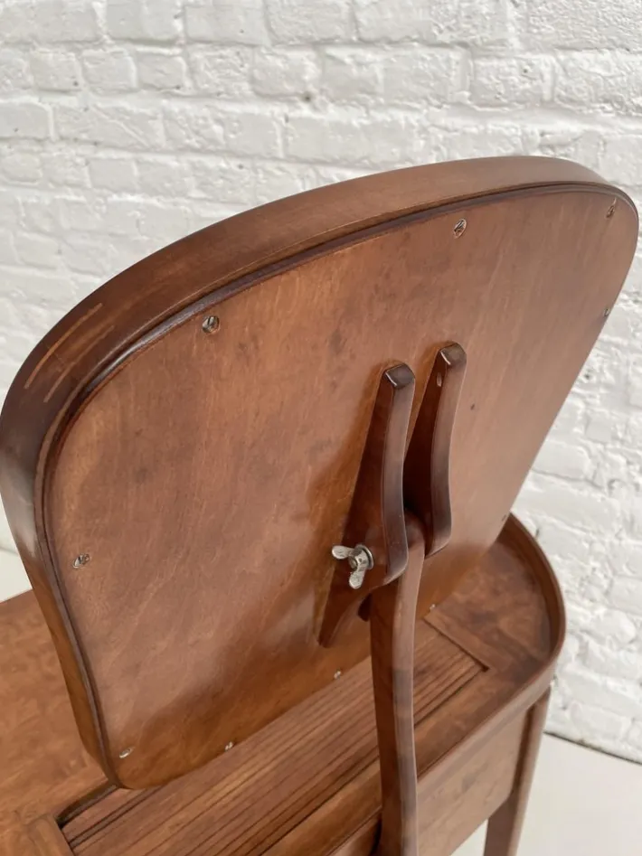 Pamono Model Brigitta Dressing Table & Chair by Carl Malmsten & Yngve Ekström for Bodafors, 1962, Set of 2 New