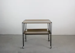 Pamono Model C7 2-Shelf Trolley by Osvaldo Borsani for Tecno Varedo, 1960s Clearance