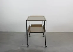 Pamono Model C7 2-Shelf Trolley by Osvaldo Borsani for Tecno Varedo, 1960s Clearance