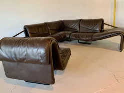 Pamono Model DS-2010 Living Room Set from de Sede, 1970s, Set of 3