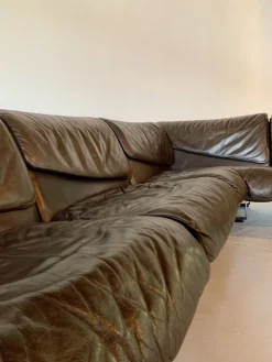 Pamono Model DS-2010 Living Room Set from de Sede, 1970s, Set of 3