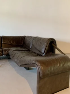 Pamono Model DS-2010 Living Room Set from de Sede, 1970s, Set of 3