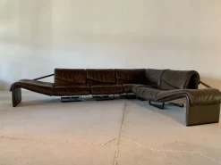 Pamono Model DS-2010 Living Room Set from de Sede, 1970s, Set of 3