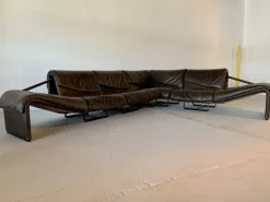 Pamono Model DS-2010 Living Room Set from de Sede, 1970s, Set of 3