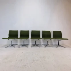 Pamono Model EA 105 Chairs by Eames for Herman Miller, 1970s, Set of 5 Online