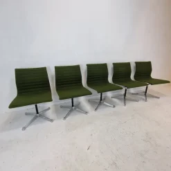 Pamono Model EA 105 Chairs by Eames for Herman Miller, 1970s, Set of 5 Online