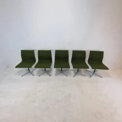 Pamono Model EA 105 Chairs by Eames for Herman Miller, 1970s, Set of 5 Online