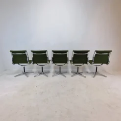 Pamono Model EA 105 Chairs by Eames for Herman Miller, 1970s, Set of 5 Online