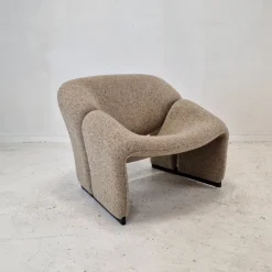Pamono Model F580 Groovy Chair by Pierre Paulin for Artifort, 1966
