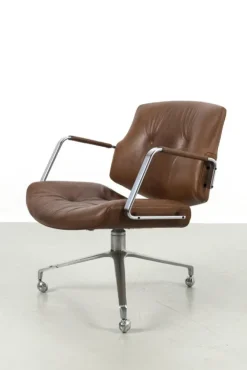 Pamono Model FK84 Desk Chair by Jørgen Kastholm & Preben Fabricius Sale
