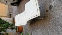 Pamono Model Larus Massaging Chaise Longue in White Leather from Poltrona Frau, 2000 Hot
