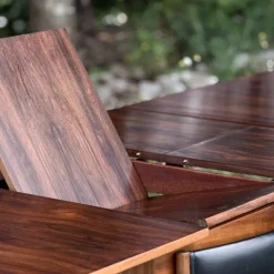 Pamono Model T3 Extending Dining Table in Walnut by Tom Robertson for McIntosh, 1970s New