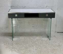 Pamono Modern Console Table with Glass Base, 1960s Hot