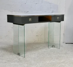 Pamono Modern Console Table with Glass Base, 1960s Hot
