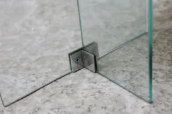 Pamono Modern Console Table with Glass Base, 1960s Hot