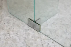 Pamono Modern Console Table with Glass Base, 1960s Hot