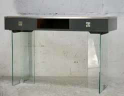 Pamono Modern Console Table with Glass Base, 1960s Hot