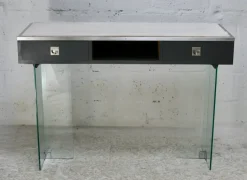 Pamono Modern Console Table with Glass Base, 1960s Hot
