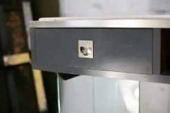 Pamono Modern Console Table with Glass Base, 1960s Hot