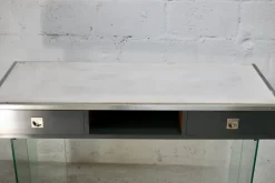 Pamono Modern Console Table with Glass Base, 1960s Hot