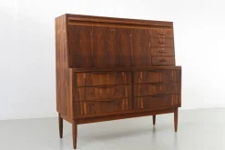 Pamono Modern Danish Rosewood Secretary Desk attributed to Erling Torvits, 1960s Sale