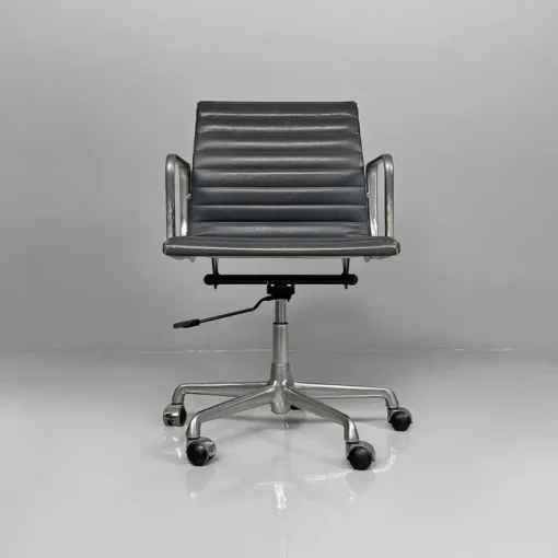 Pamono Modern Italian Leather Office Chairs by Charles and Ray Eames for ICF, 1970s, Set of 2 Discount