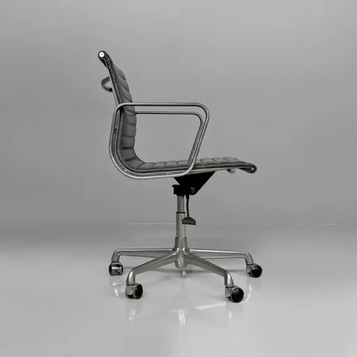 Pamono Modern Italian Leather Office Chairs by Charles and Ray Eames for ICF, 1970s, Set of 2 Discount