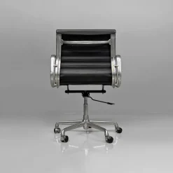 Pamono Modern Italian Leather Office Chairs by Charles and Ray Eames for ICF, 1970s, Set of 2 Discount