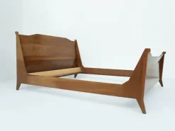 Pamono Modern Italian Sleigh Bed in the Style of BBPR, 1950 Outlet