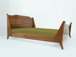 Pamono Modern Italian Sleigh Bed in the Style of BBPR, 1950 Outlet